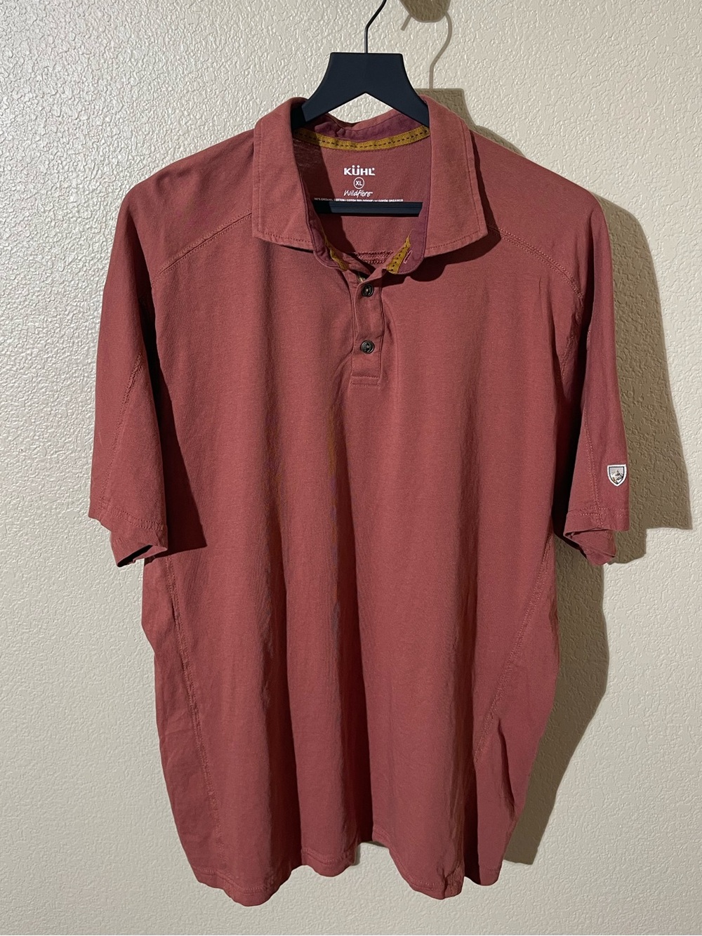 Kuhl Men's Brick Red Short-Sleeve Polo